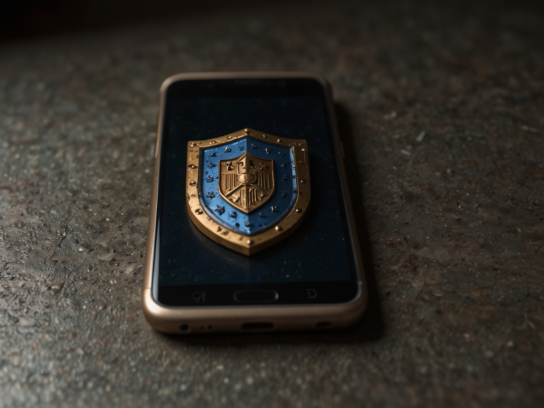 Mobile security illustration