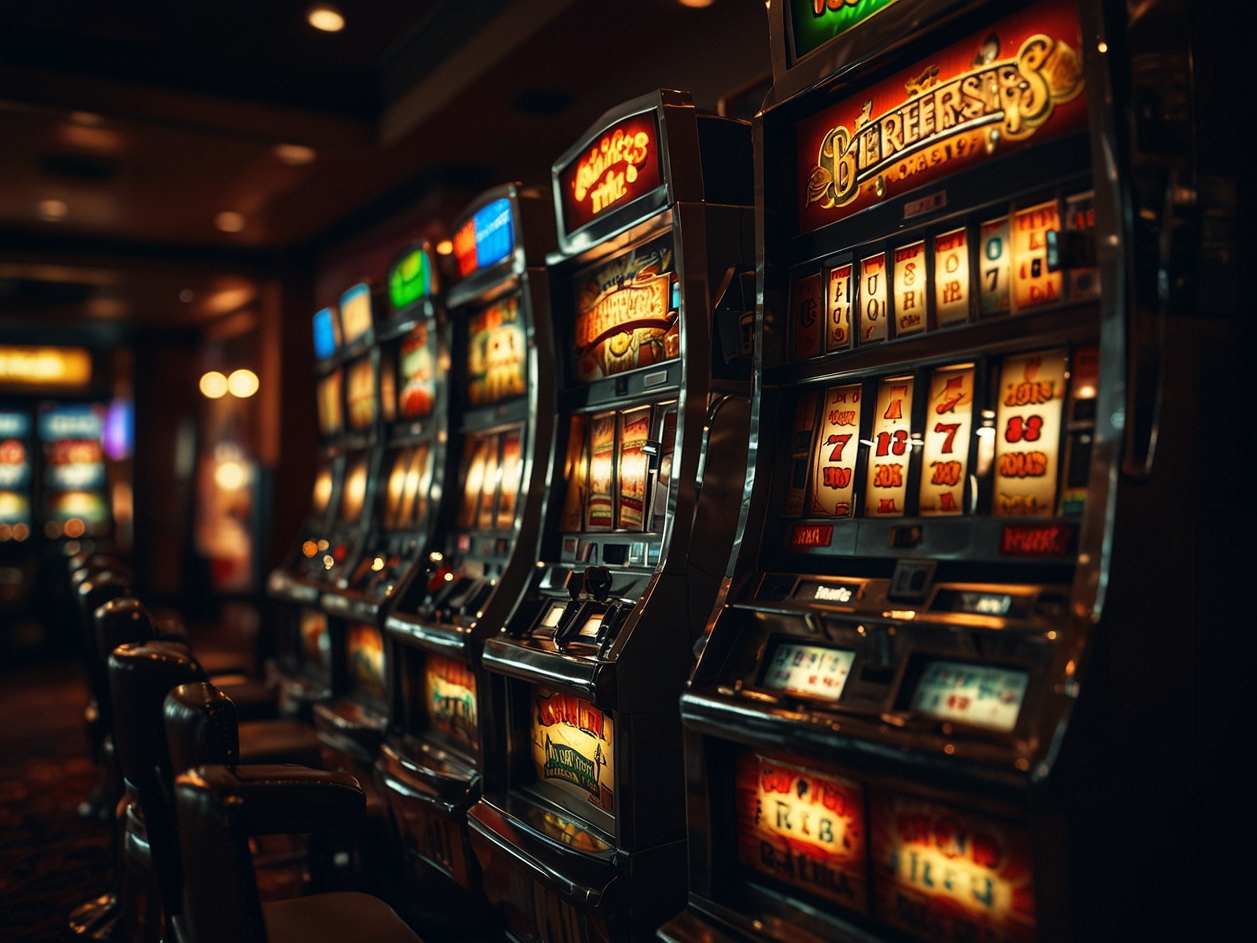 Slot machines and jackpots